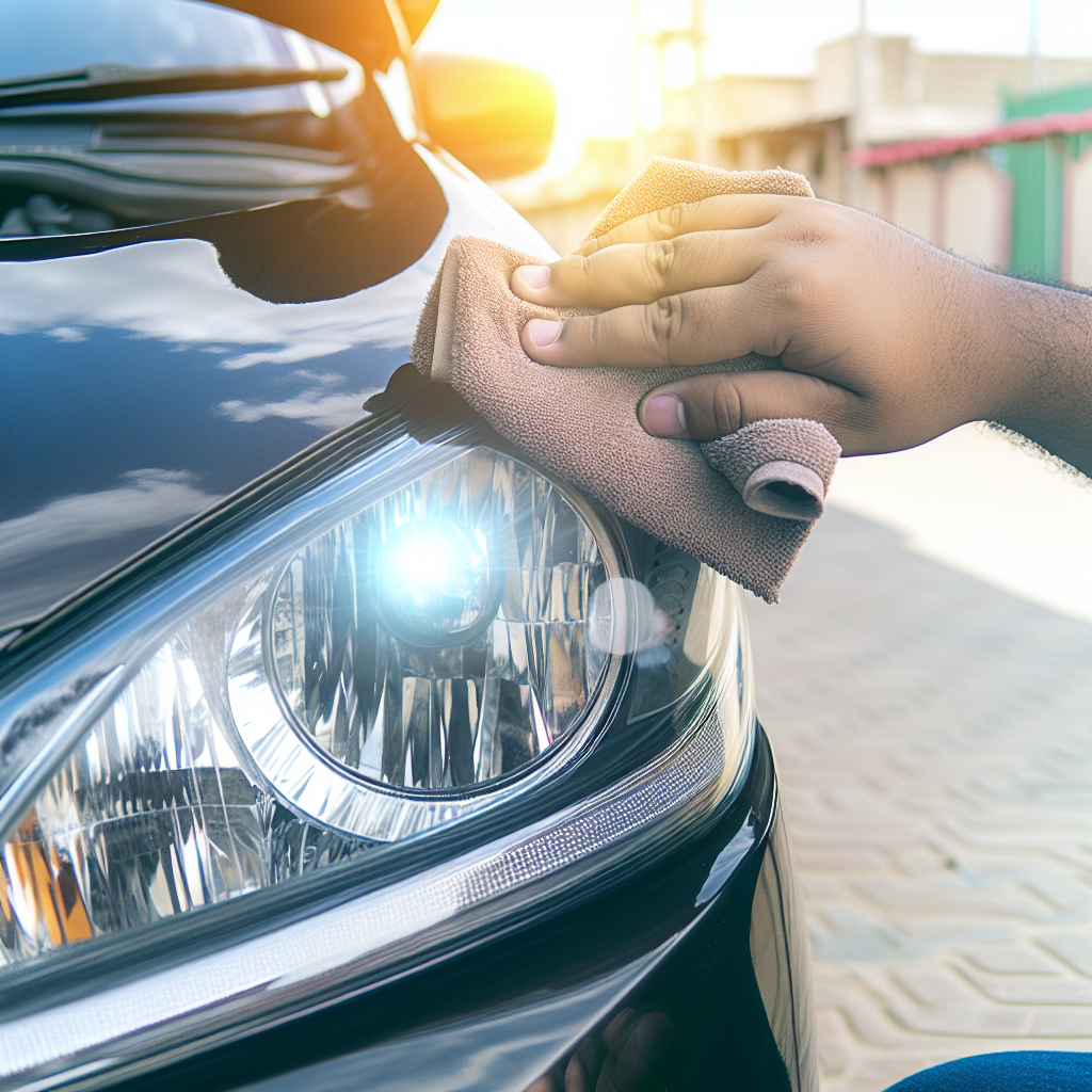 Faire briller les phares de voiture